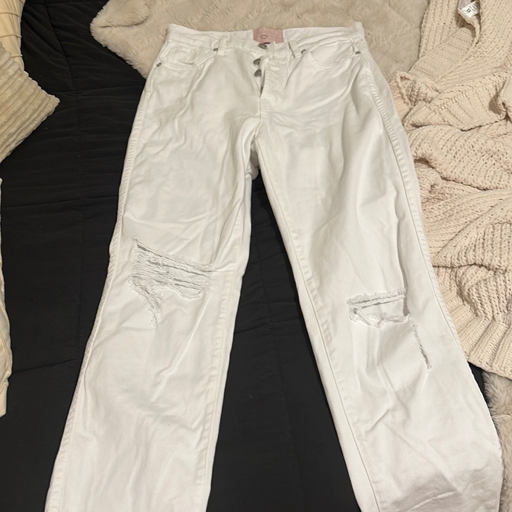 Revice denim white jeans